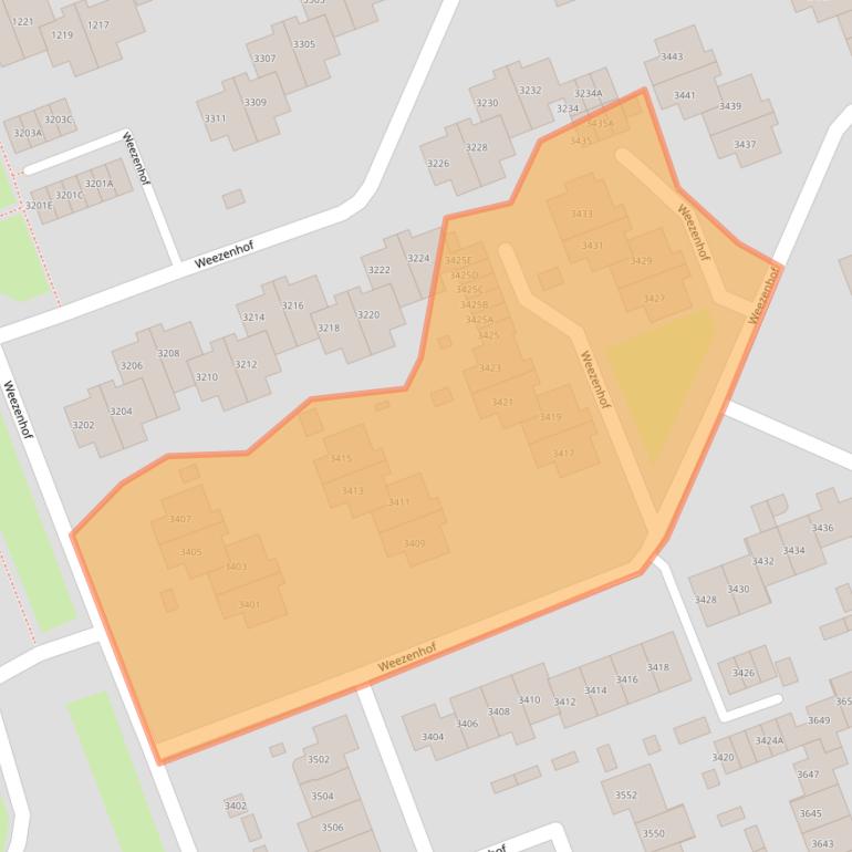 Kaart van postcodegebied 6536GN.