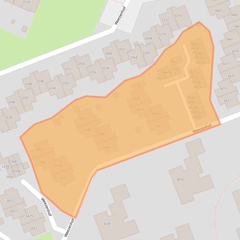 Kaart van postcodegebied 6536GP.