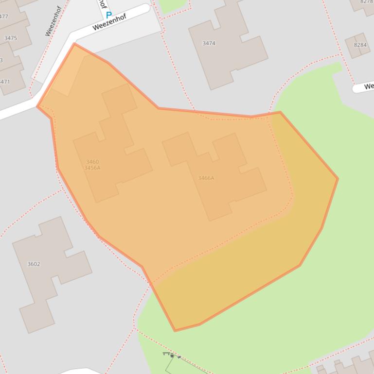 Kaart van postcodegebied 6536GV.