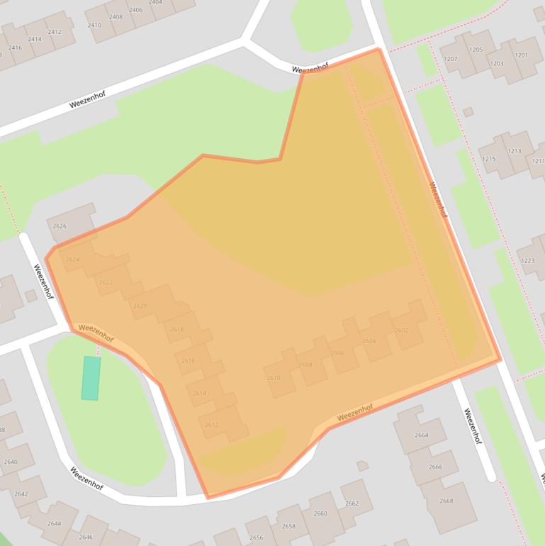 Kaart van postcodegebied 6536JA.