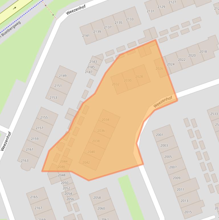 Kaart van postcodegebied 6536JN.