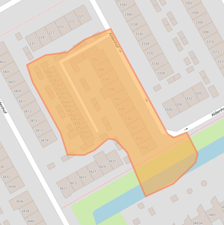 Kaart van postcodegebied 6537AN.