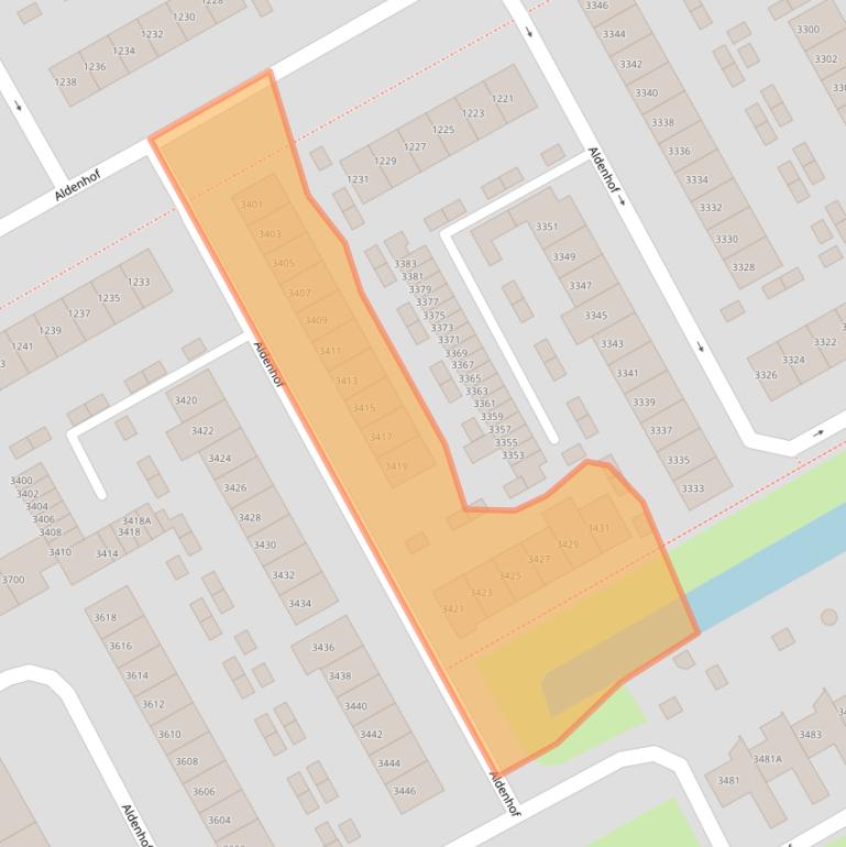 Kaart van postcodegebied 6537AR.