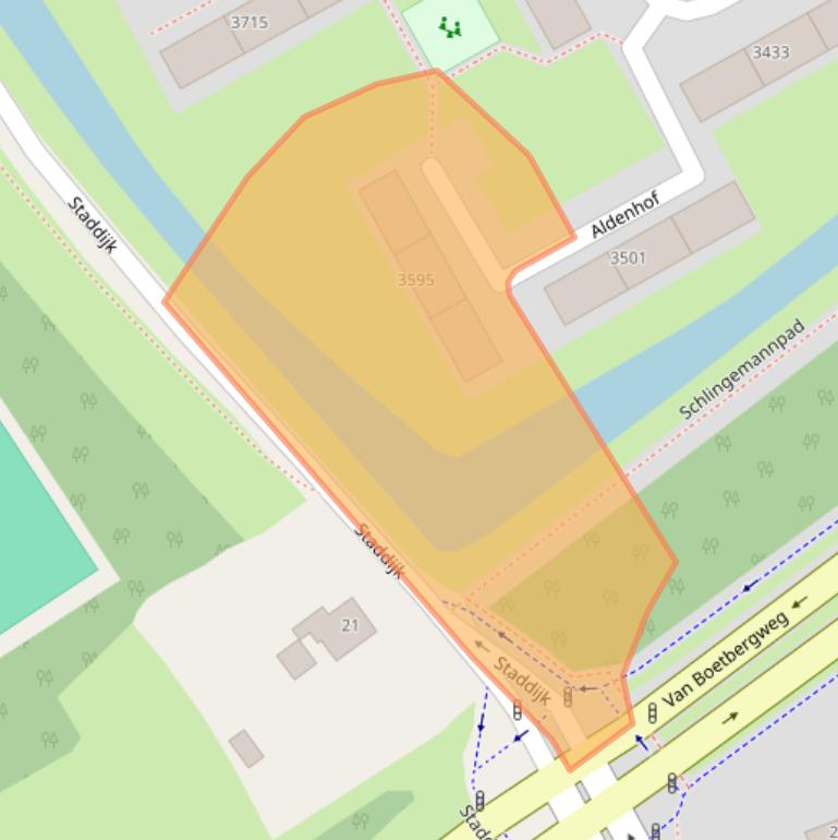 Kaart van postcodegebied 6537AW.