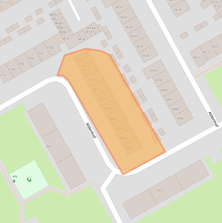 Kaart van postcodegebied 6537AZ.