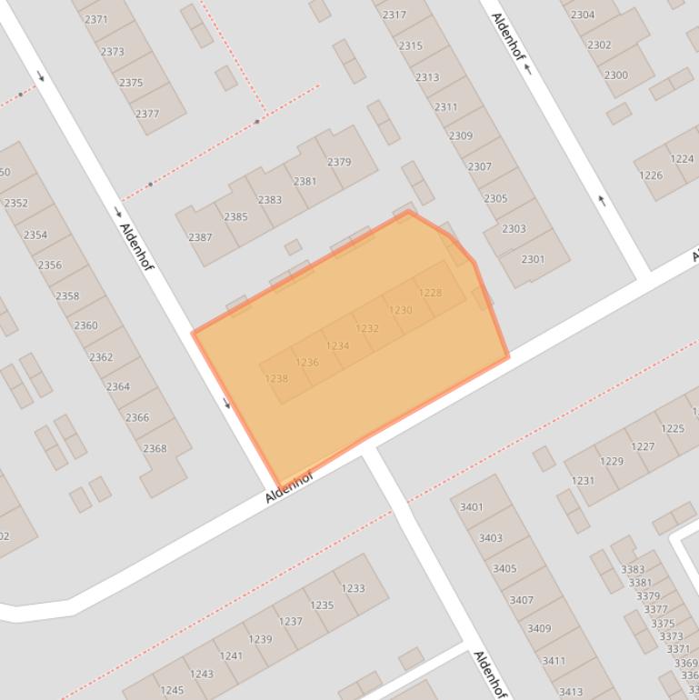 Kaart van postcodegebied 6537BK.