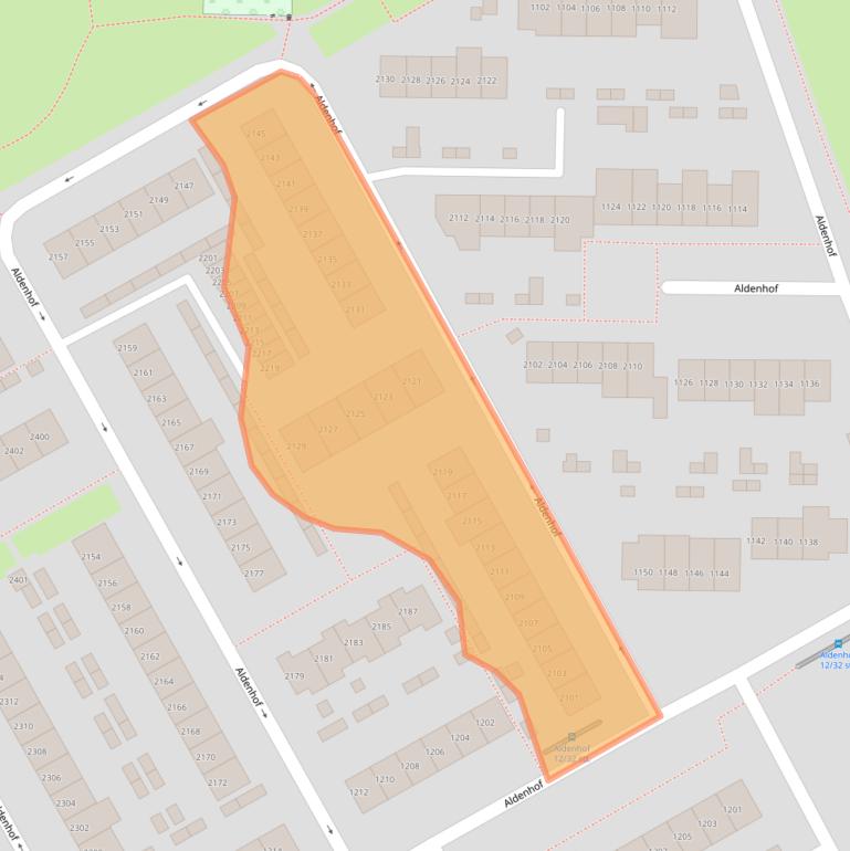 Kaart van postcodegebied 6537BL.