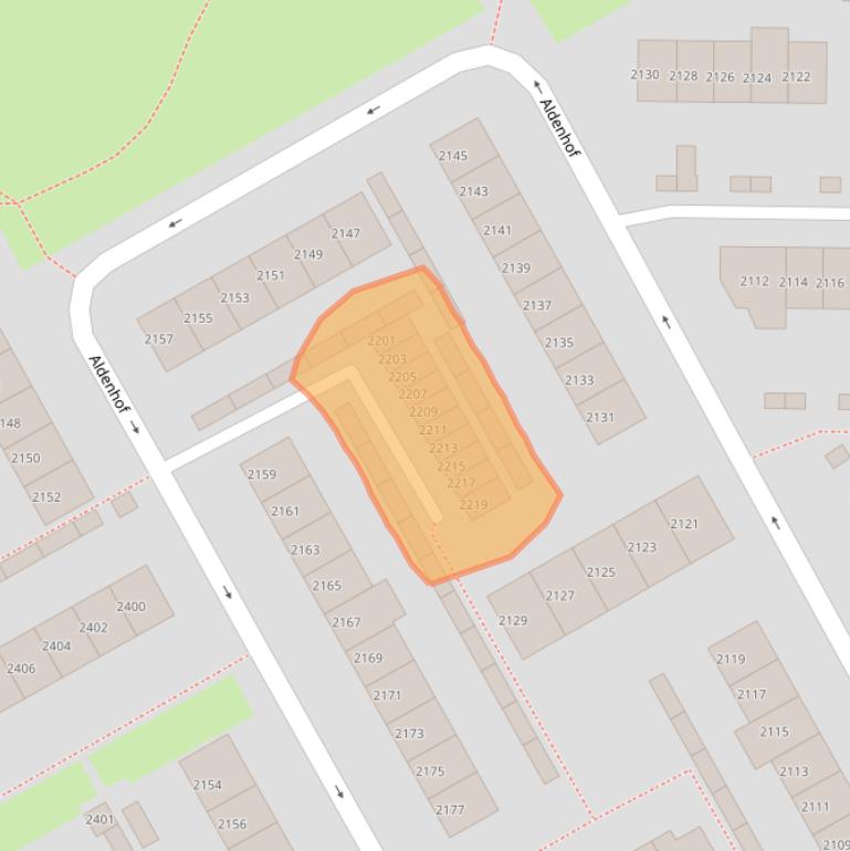 Kaart van postcodegebied 6537BR.