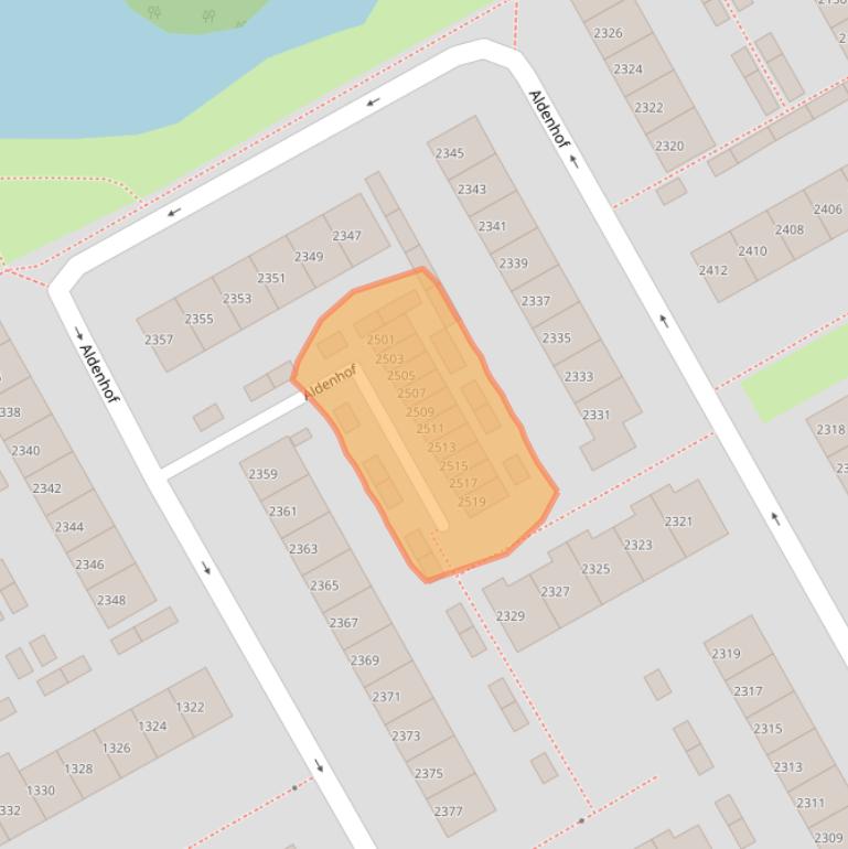 Kaart van postcodegebied 6537CA.