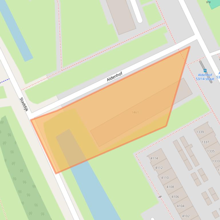 Kaart van postcodegebied 6537CH.