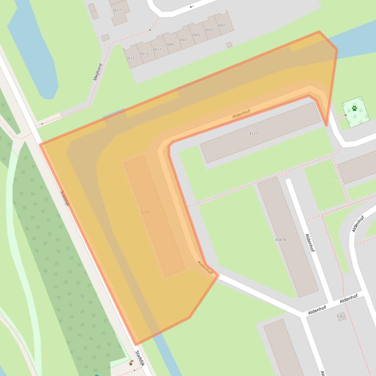 Kaart van postcodegebied 6537CP.