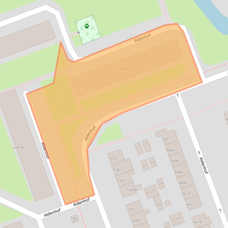 Kaart van postcodegebied 6537CS.