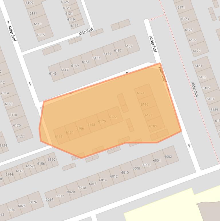 Kaart van postcodegebied 6537DP.