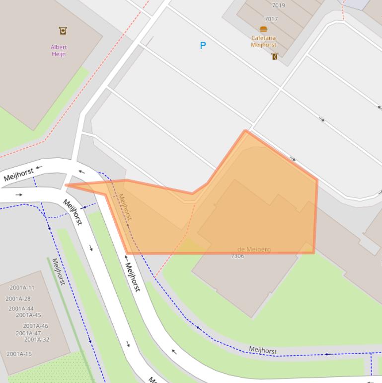 Kaart van postcodegebied 6537EL.