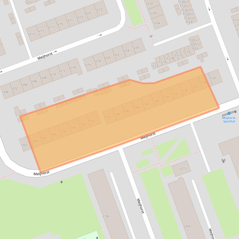 Kaart van postcodegebied 6537ET.