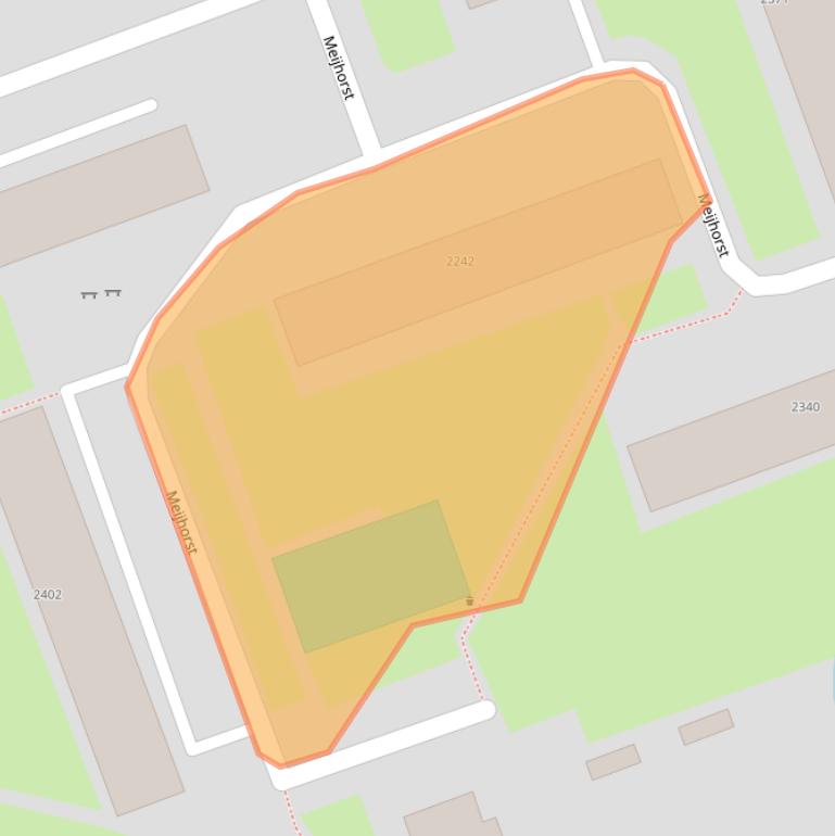 Kaart van postcodegebied 6537GG.