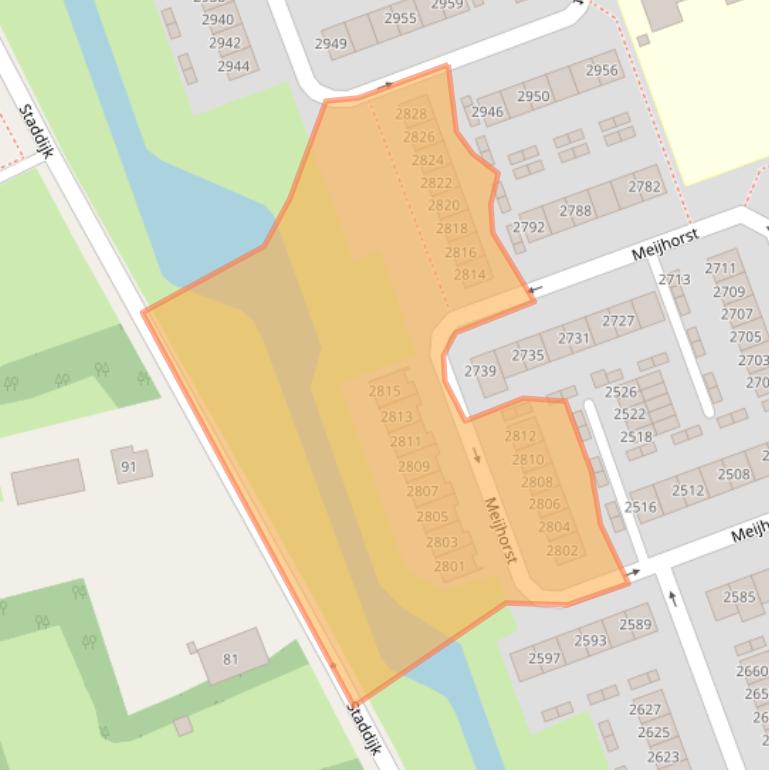 Kaart van postcodegebied 6537GW.