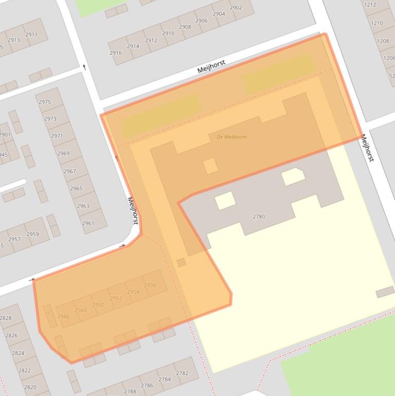 Kaart van postcodegebied 6537HD.