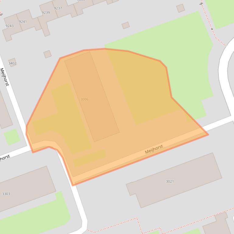 Kaart van postcodegebied 6537HT.