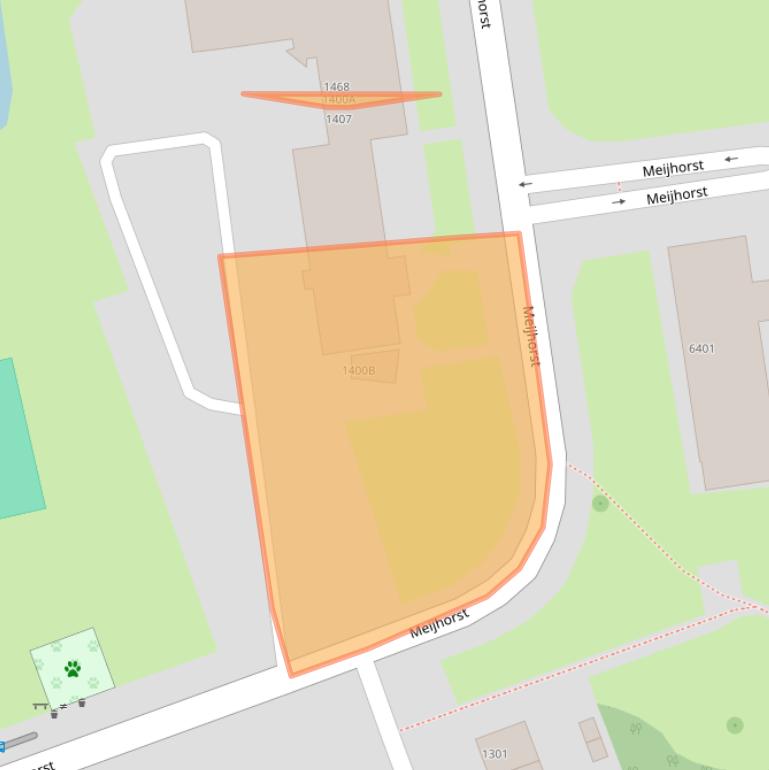 Kaart van postcodegebied 6537JN.