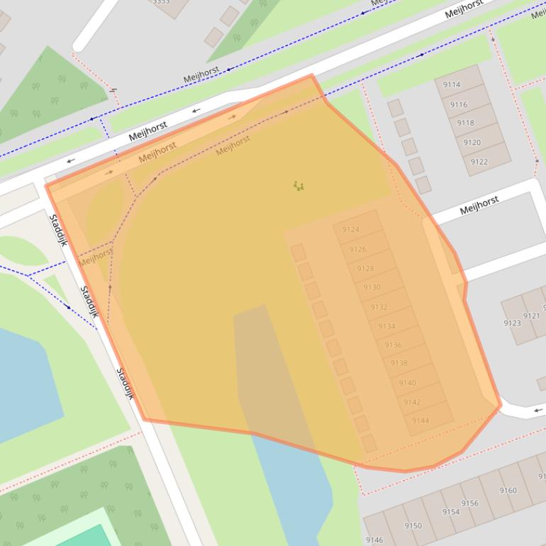 Kaart van postcodegebied 6537KM.
