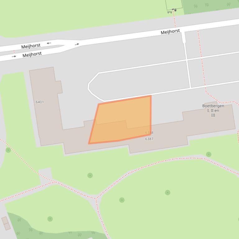 Kaart van postcodegebied 6537LD.