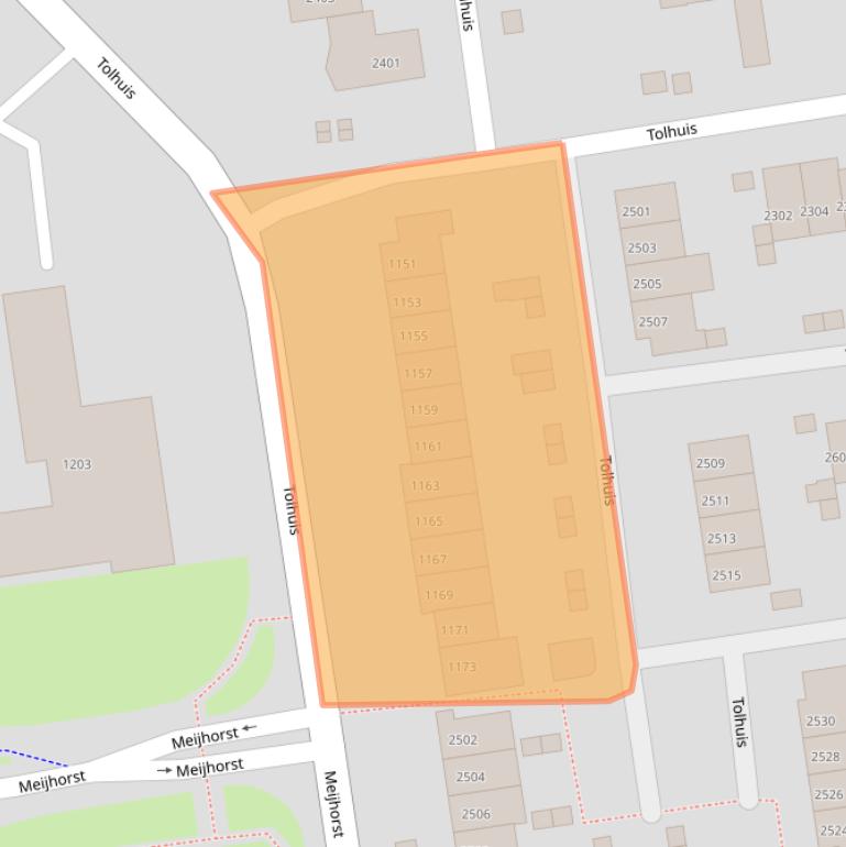 Kaart van postcodegebied 6537MD.