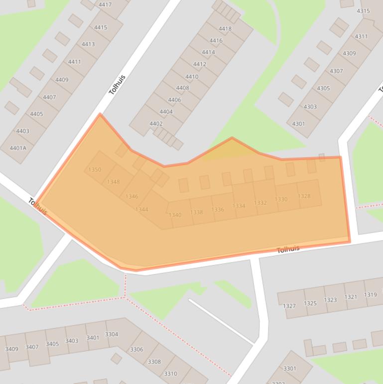 Kaart van postcodegebied 6537MT.