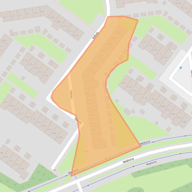 Kaart van postcodegebied 6537ND.