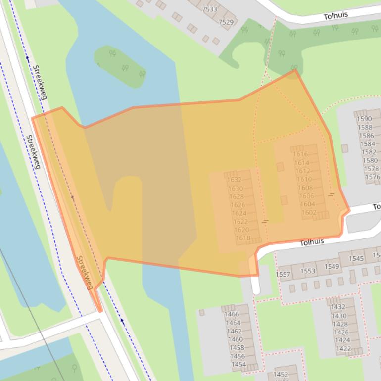 Kaart van postcodegebied 6537PK.