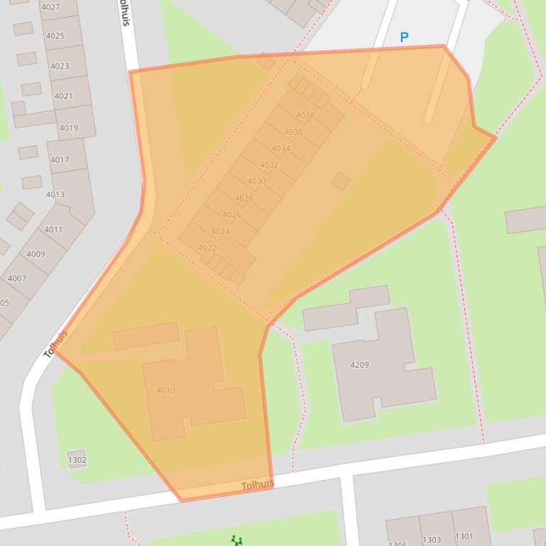 Kaart van postcodegebied 6537PX.