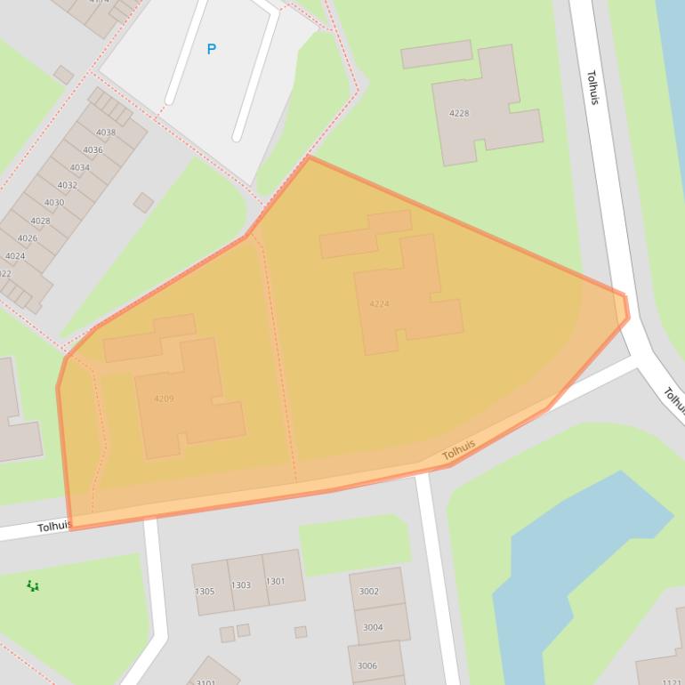 Kaart van postcodegebied 6537RB.