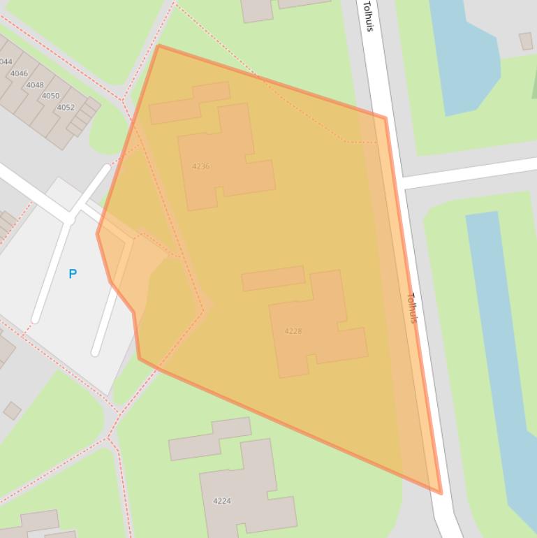 Kaart van postcodegebied 6537RC.