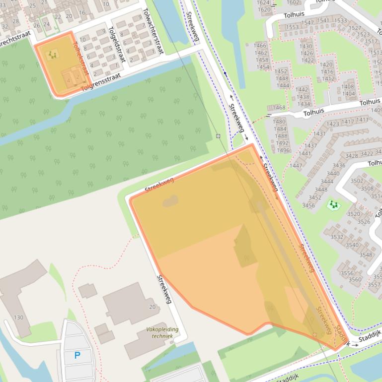 Kaart van postcodegebied 6537TR.