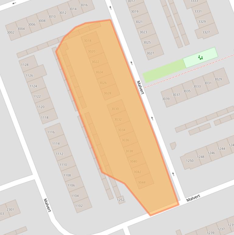 Kaart van postcodegebied 6538BR.