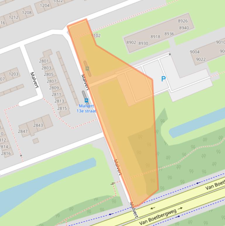 Kaart van postcodegebied 6538CC.