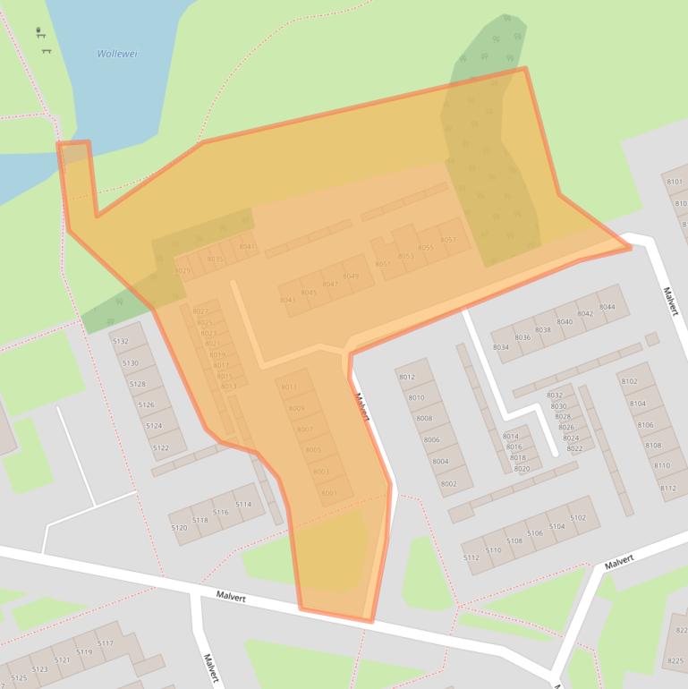 Kaart van postcodegebied 6538DD.