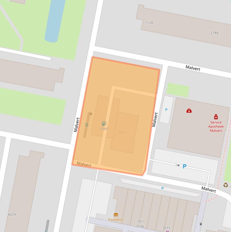 Kaart van postcodegebied 6538DN.