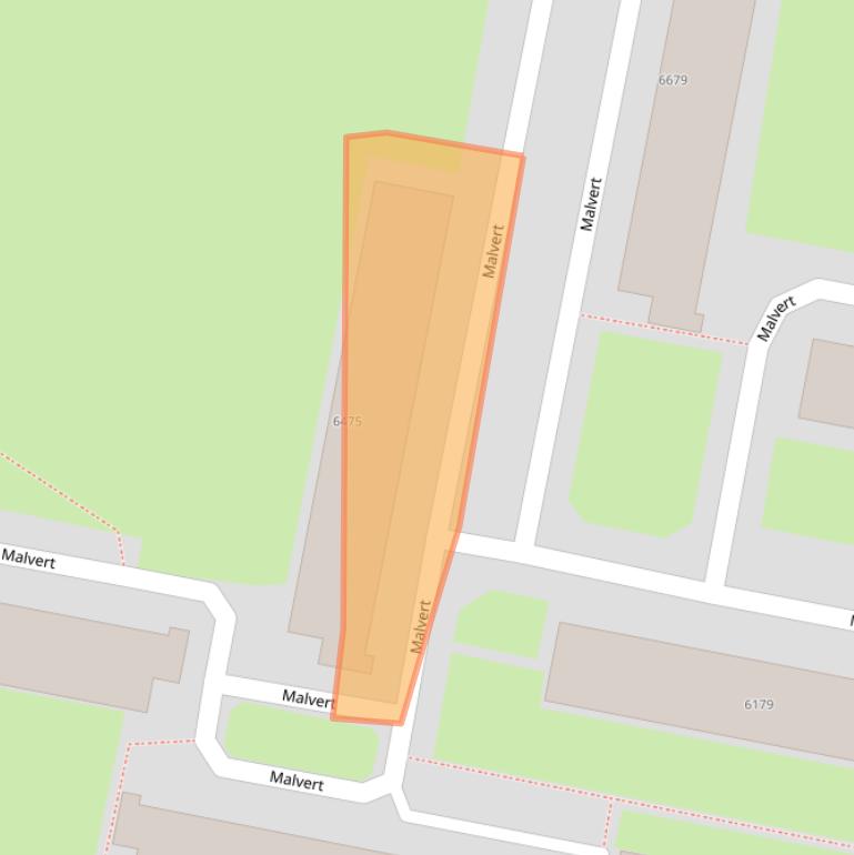 Kaart van postcodegebied 6538EA.