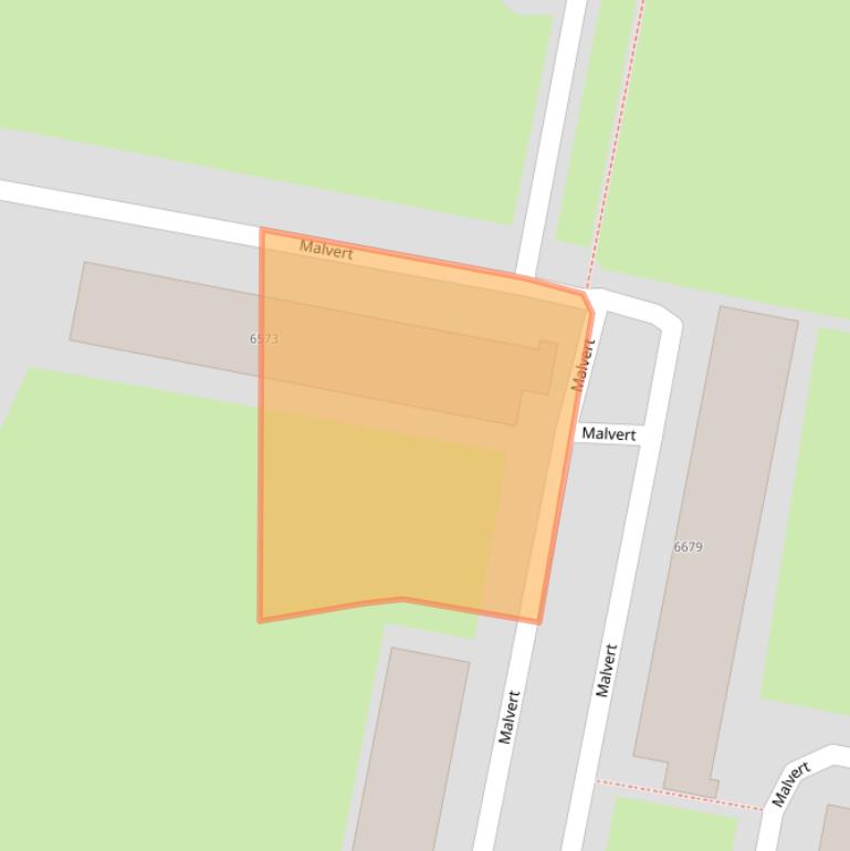 Kaart van postcodegebied 6538EC.