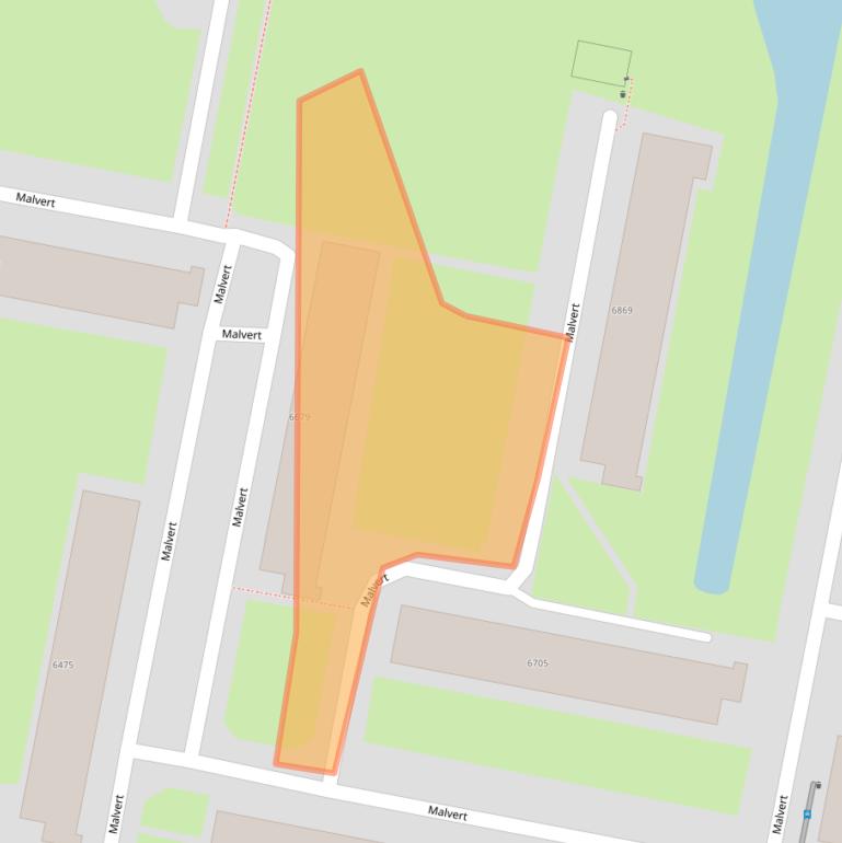 Kaart van postcodegebied 6538EK.