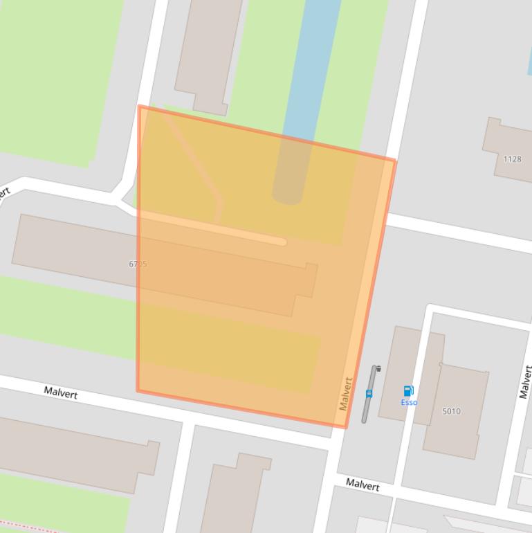 Kaart van postcodegebied 6538EM.