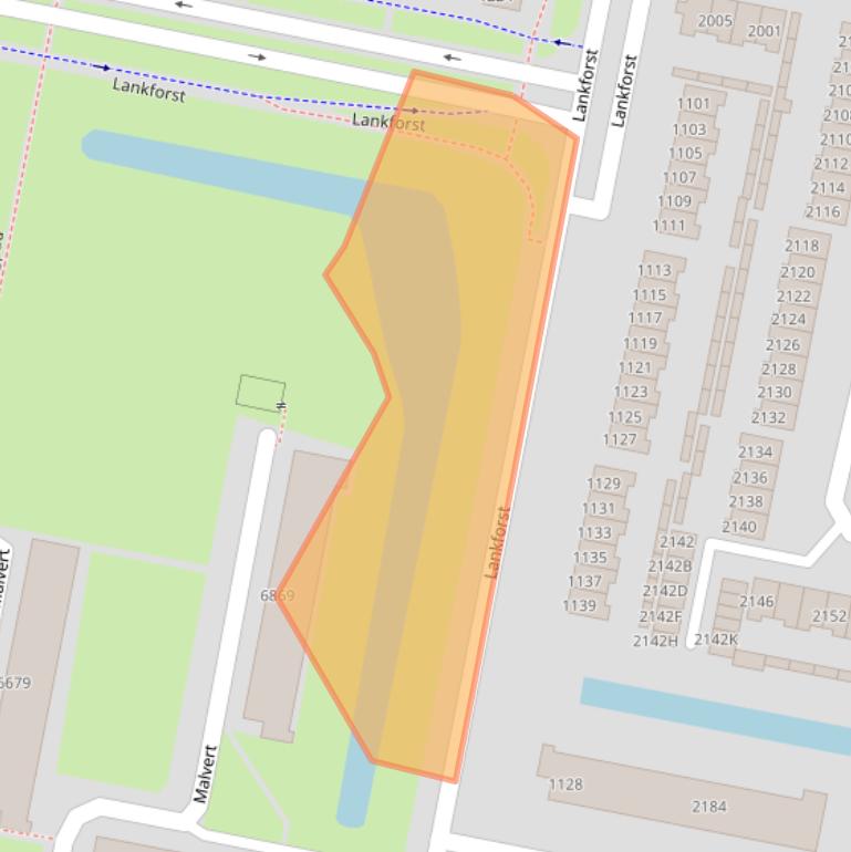 Kaart van postcodegebied 6538EP.