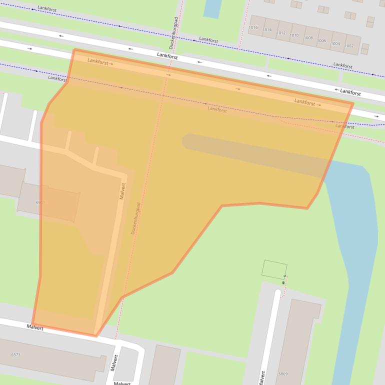 Kaart van postcodegebied 6538ET.