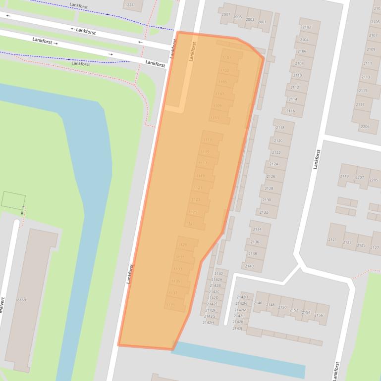 Kaart van postcodegebied 6538GA.