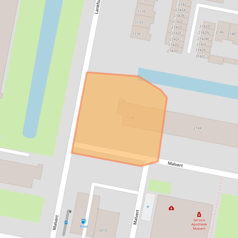 Kaart van postcodegebied 6538GB.