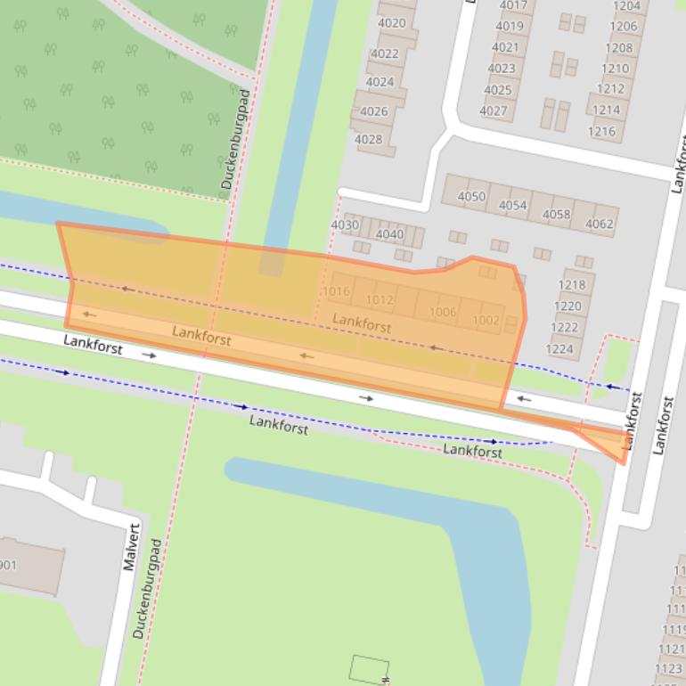 Kaart van postcodegebied 6538GC.