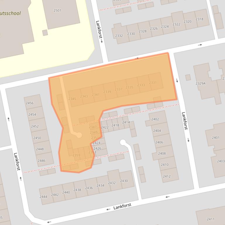 Kaart van postcodegebied 6538GL.