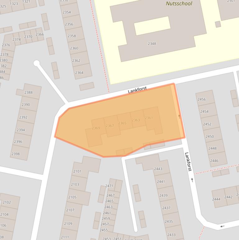 Kaart van postcodegebied 6538GM.