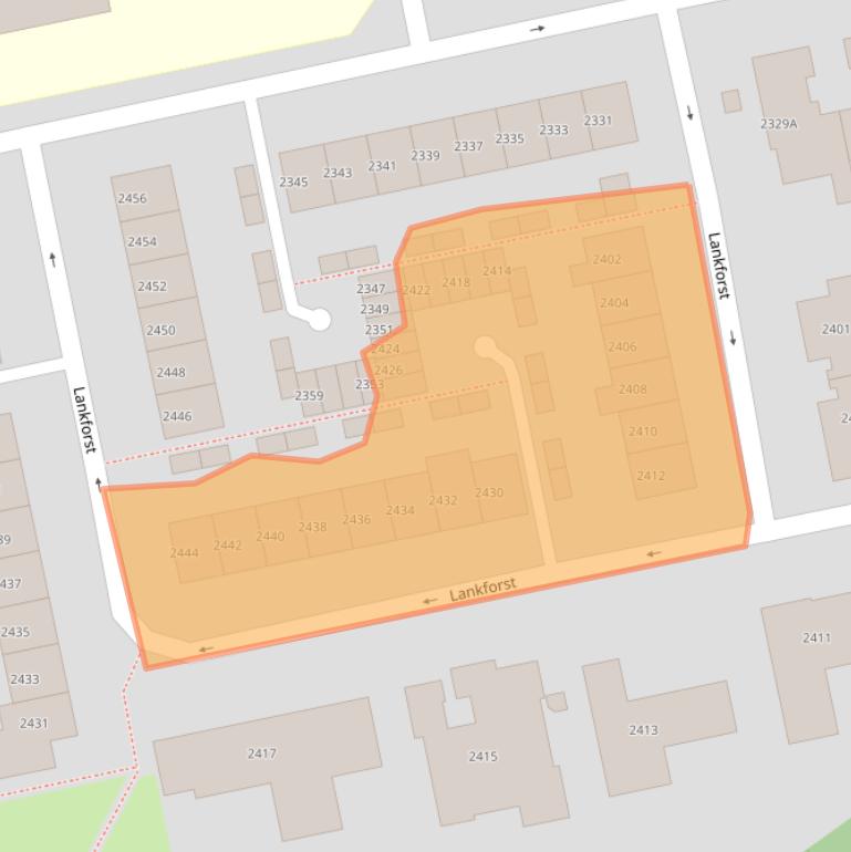 Kaart van postcodegebied 6538GT.